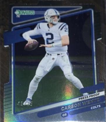 Carson Wentz [Press Proof Silver Die Cut] #147