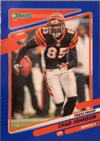 Chad Johnson [Press Proof Blue] #216