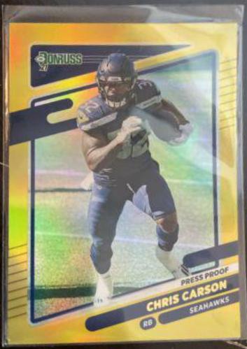 Chris Carson [Press Proof Gold] #30
