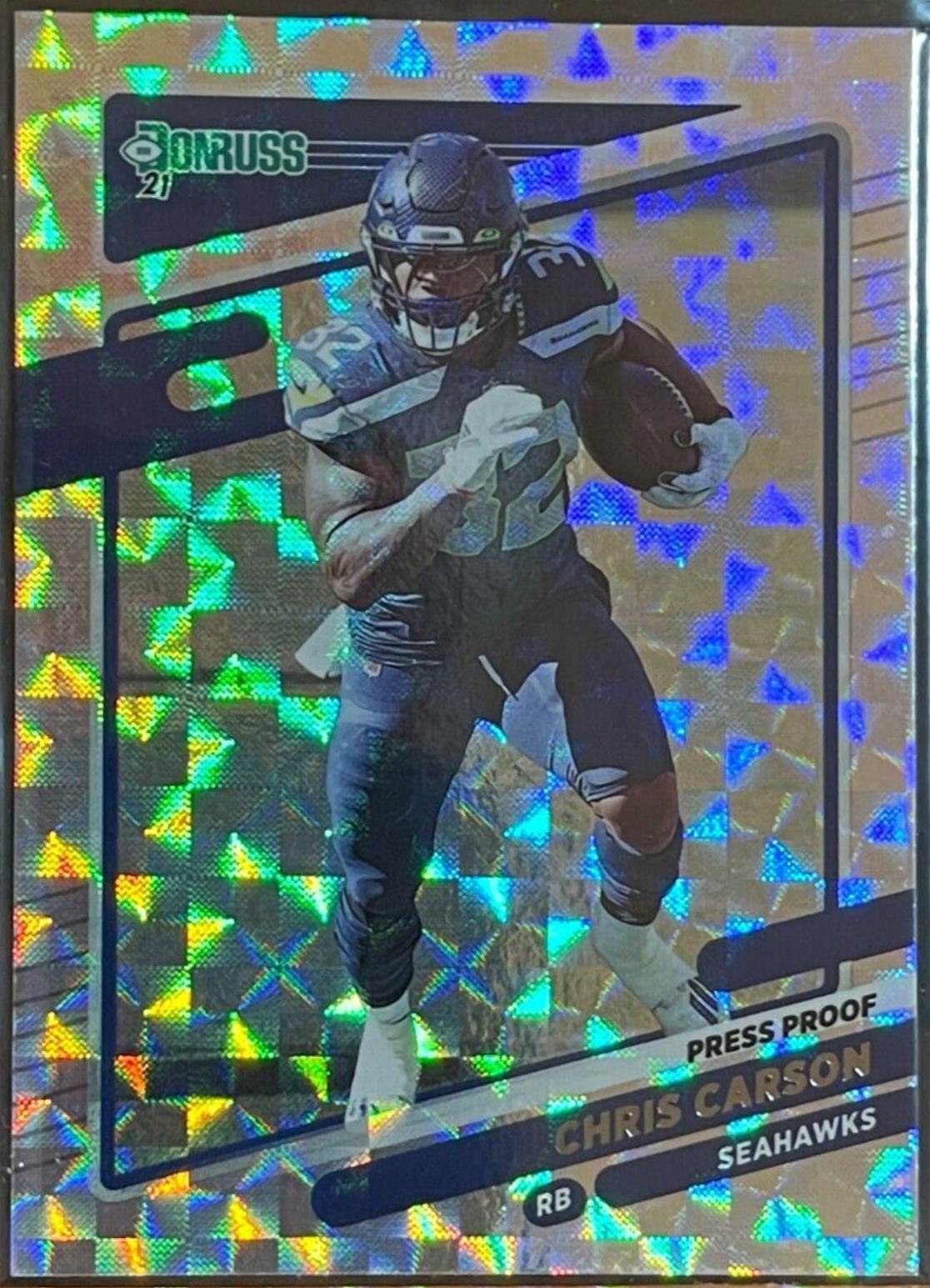 Chris Carson [Press Proof Hyper] #30