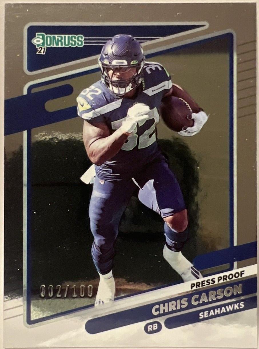 Chris Carson [Press Proof Silver] #30