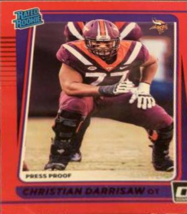 Christian Darrisaw [Press Proof Red] #340