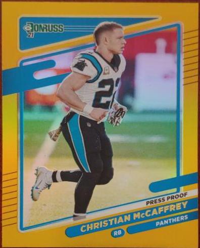 Christian McCaffrey [No Helmet Press Proof Premium] #219