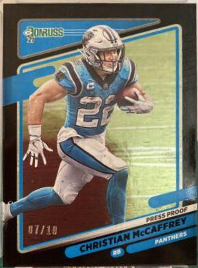 Christian McCaffrey [Press Proof Black] #219