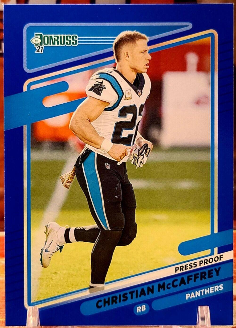 Christian McCaffrey [Press Proof Blue] #219