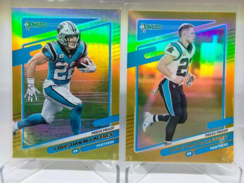 Christian McCaffrey [Press Proof Gold] #219