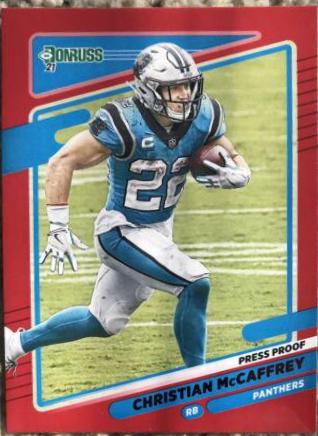 Christian McCaffrey [Press Proof Red] #219