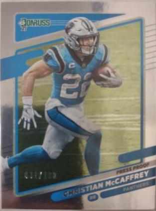 Christian McCaffrey [Press Proof Silver] #219