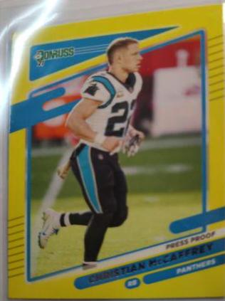 Christian McCaffrey [Press Proof Yellow] #219