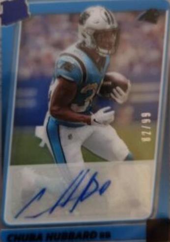 Chuba Hubbard [Autograph Blue] #287