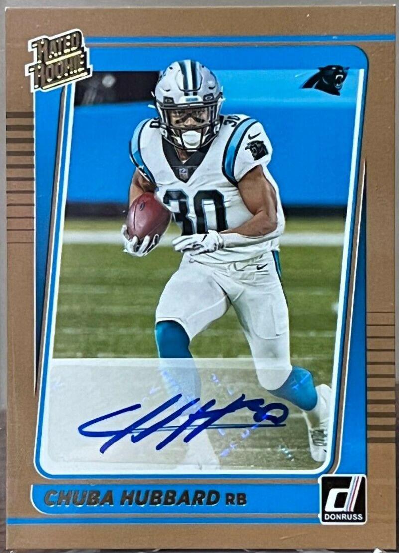 Chuba Hubbard [Autograph Bronze] #287