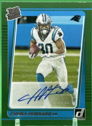Chuba Hubbard [Autograph Green] #287