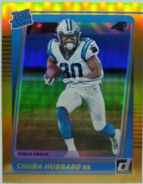 Chuba Hubbard [Press Proof Gold] #287
