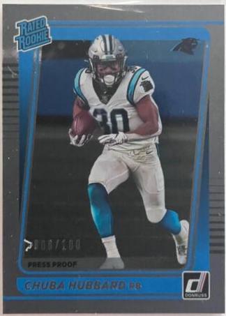 Chuba Hubbard [Press Proof Silver] #287