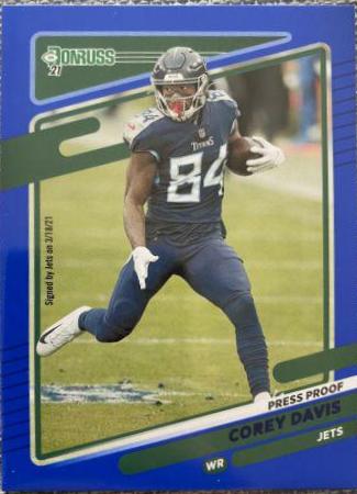 Corey Davis [Press Proof Blue] #16