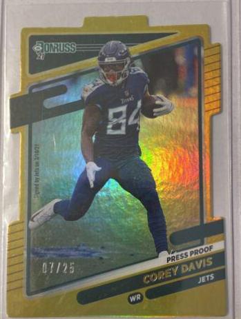 Corey Davis [Press Proof Gold Die Cut] #16