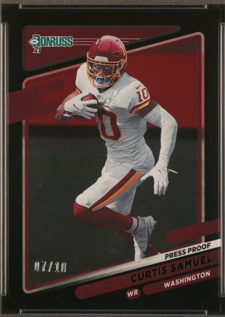 Curtis Samuel [Press Proof Black] #223