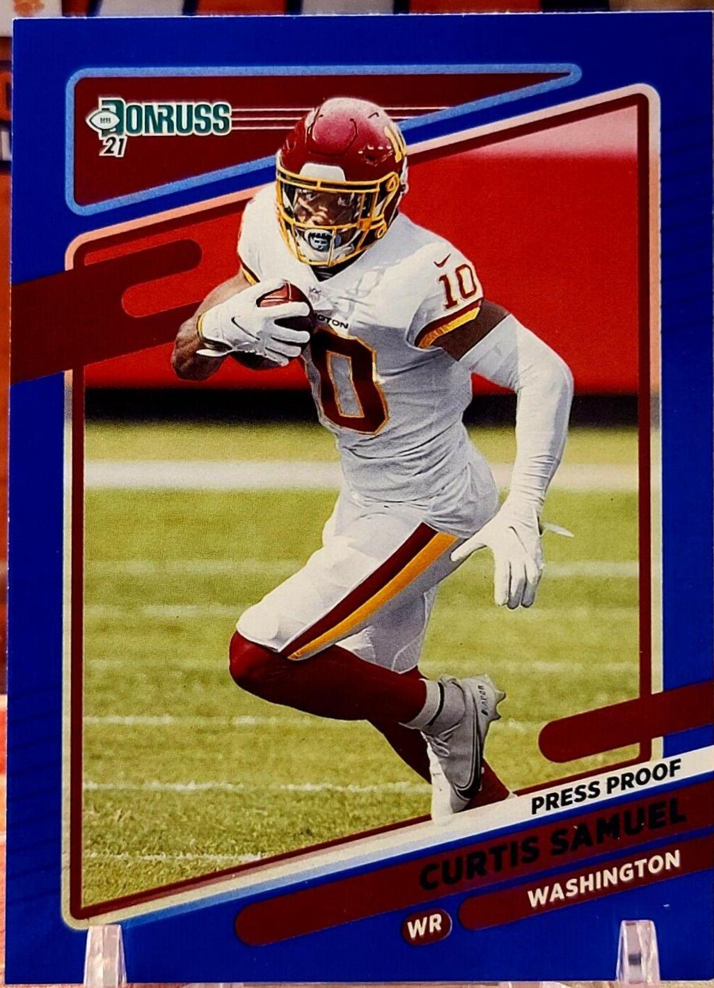 Curtis Samuel [Press Proof Blue] #223