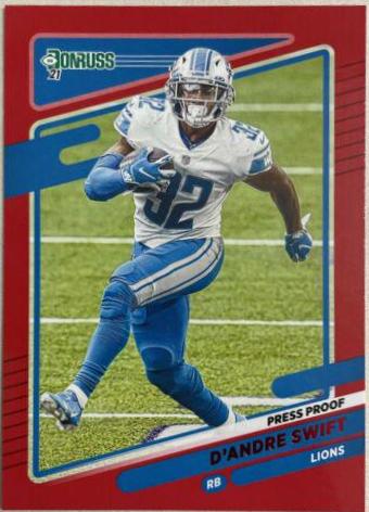 D'Andre Swift [Press Proof Red] #171