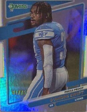 D'Andre Swift [Press Proof Silver Die Cut] #171