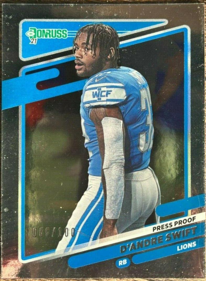 D'Andre Swift [Press Proof Silver] #171