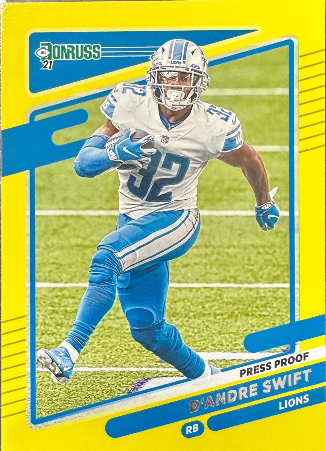 D'Andre Swift [Press Proof Yellow] #171