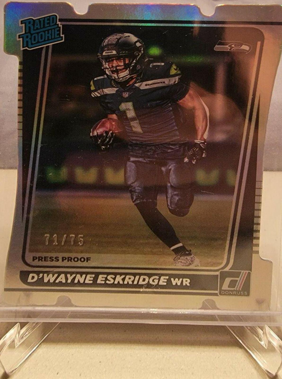 D'Wayne Eskridge [Press Proof Silver Die Cut] #276