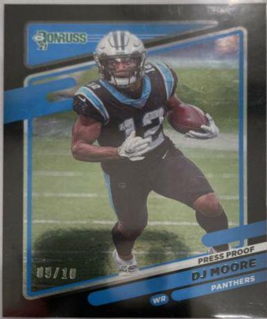 DJ Moore [Press Proof Black] #220
