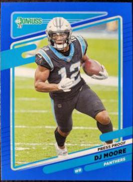 DJ Moore [Press Proof Blue] #220