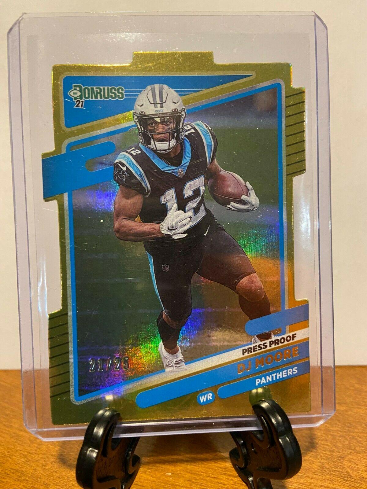 DJ Moore [Press Proof Gold Die Cut] #220