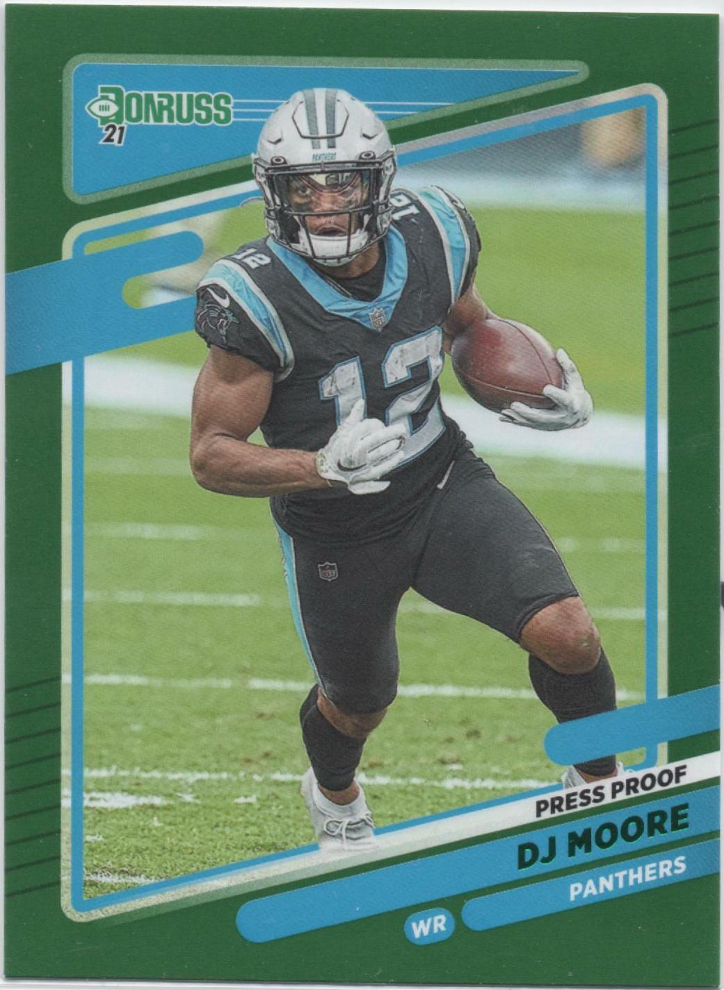 DJ Moore [Press Proof Green] #220