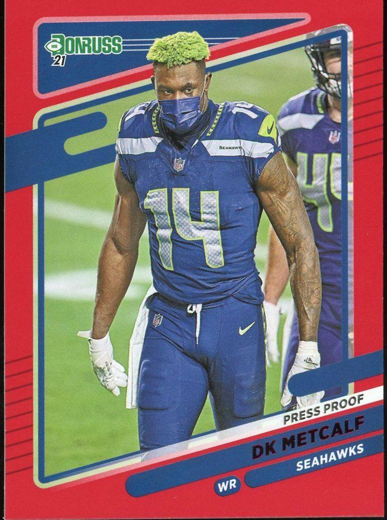 DK Metcalf [No Helmet Press Proof Red] #29