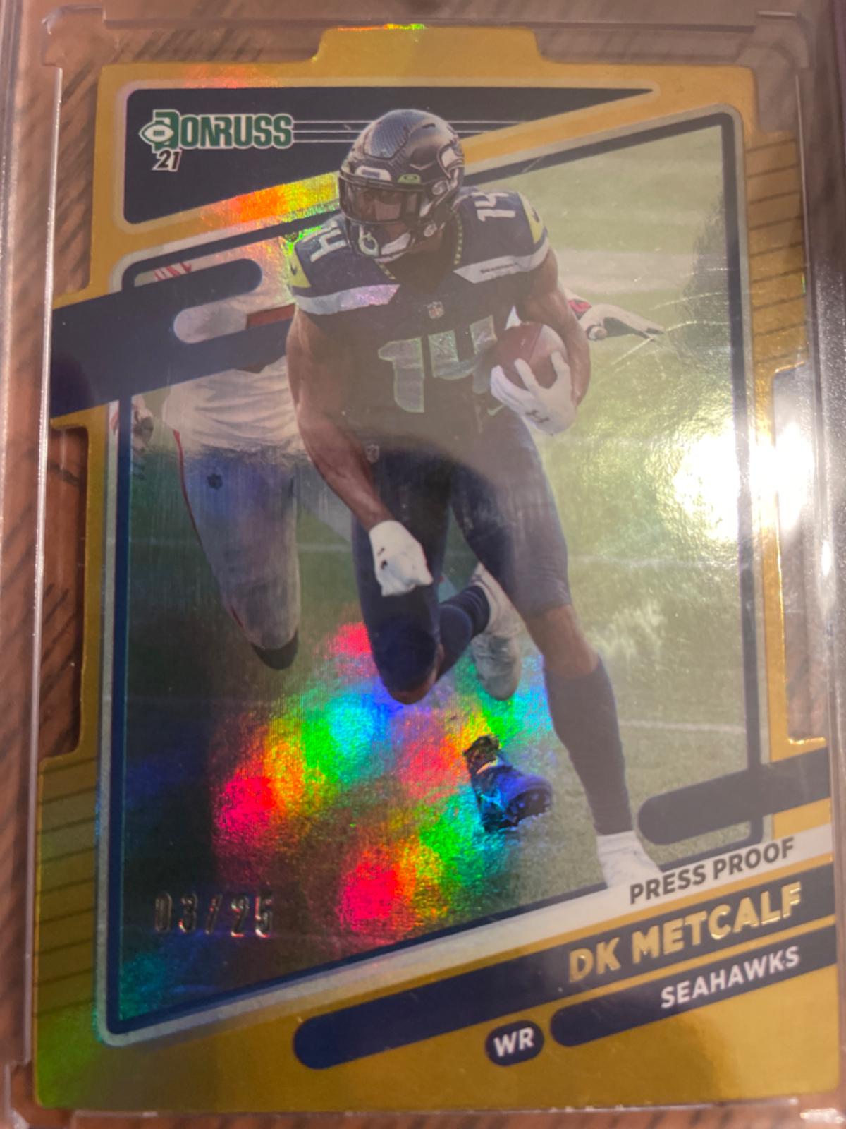 DK Metcalf [Press Proof Gold Die Cut] #29