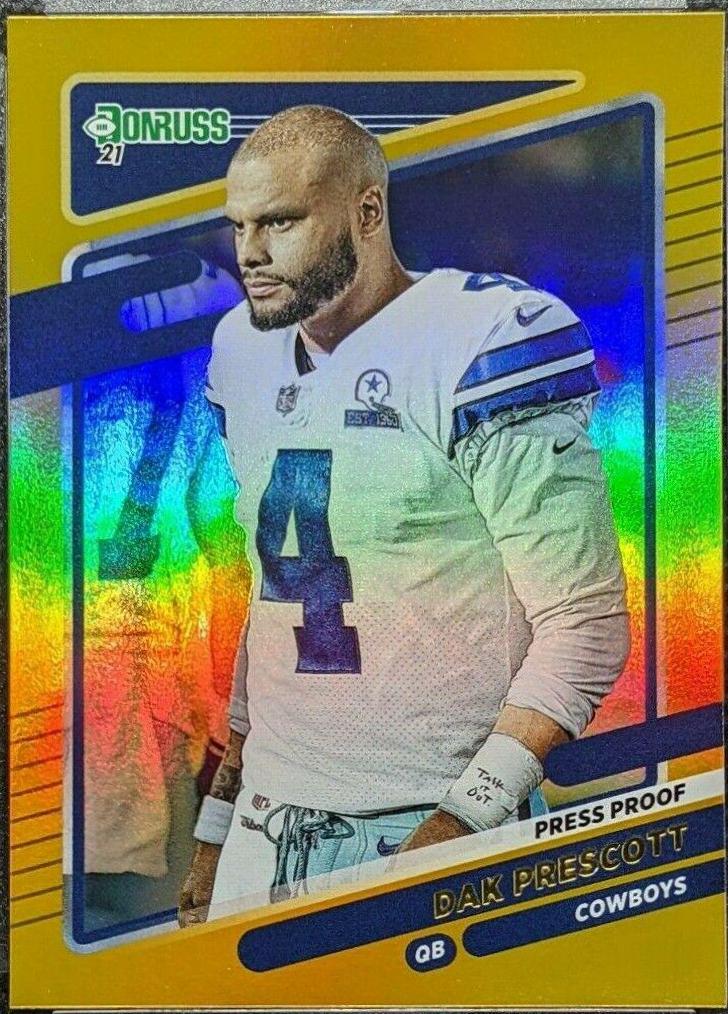 Dak Prescott [No Helmet Press Proof Premium] #187
