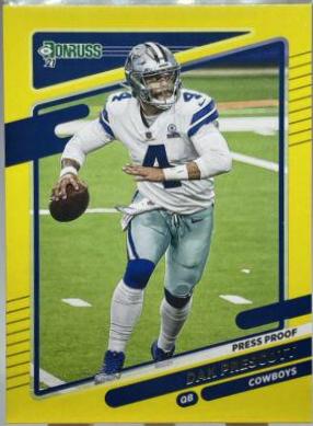 Dak Prescott [Press Proof Yellow] #187
