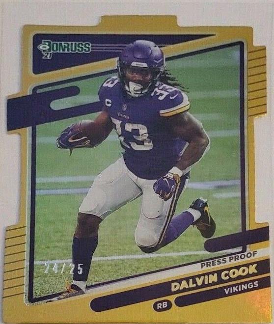 Dalvin Cook [Press Proof Gold Die Cut] #125