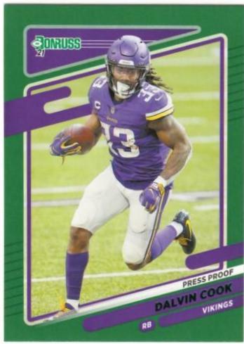 Dalvin Cook [Press Proof Green] #125