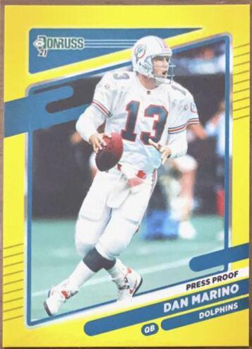 Dan Marino [Press Proof Yellow] #66