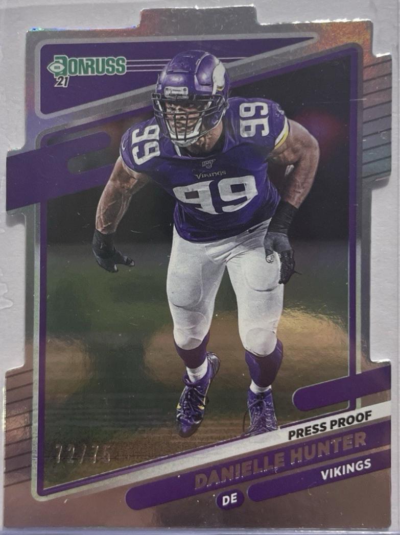 Danielle Hunter [Press Proof Silver Die Cut] #131