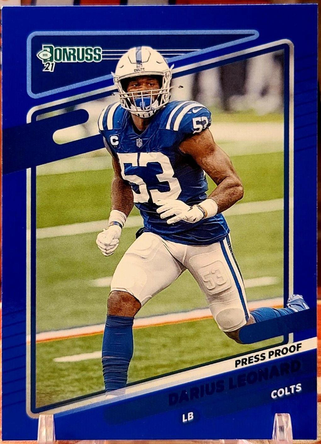 Darius Leonard [Press Proof Blue] #149