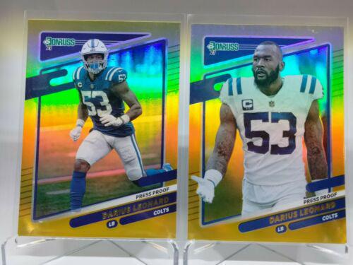 Darius Leonard [Press Proof Gold] #149
