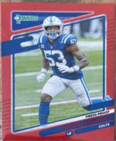 Darius Leonard [Press Proof Red] #149