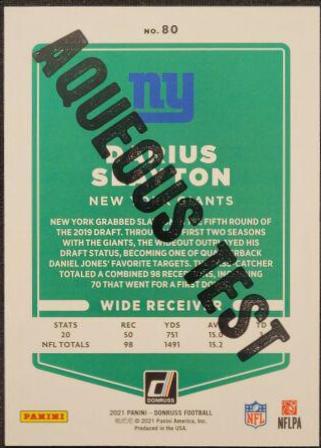 Darius Slayton [Aqueous Test] #80