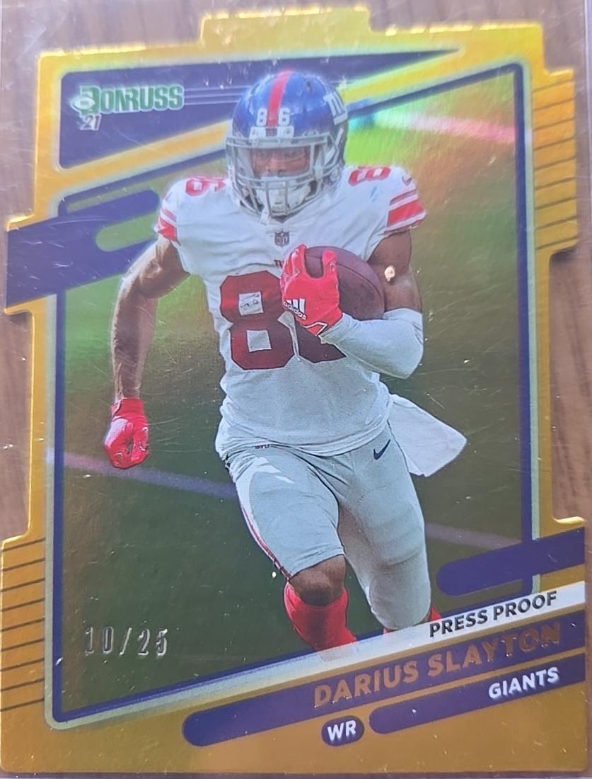 Darius Slayton [Press Proof Gold Die Cut] #80