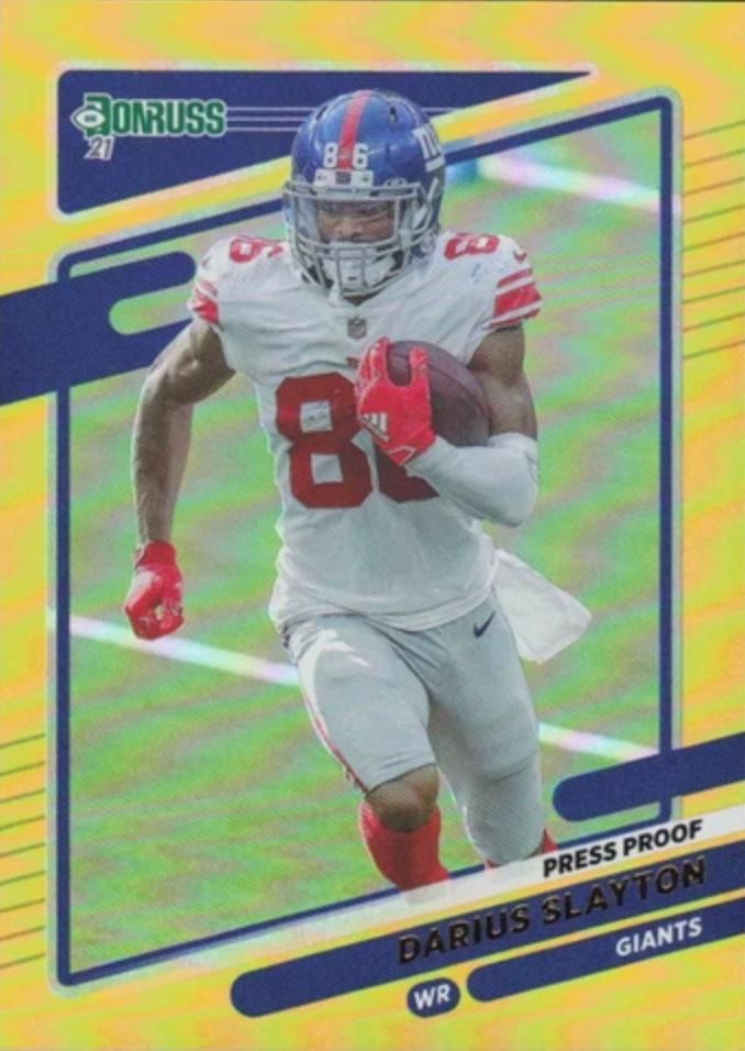 Darius Slayton [Press Proof Gold] #80
