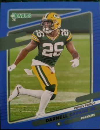 Darnell Savage Jr. [Press Proof Blue] #161