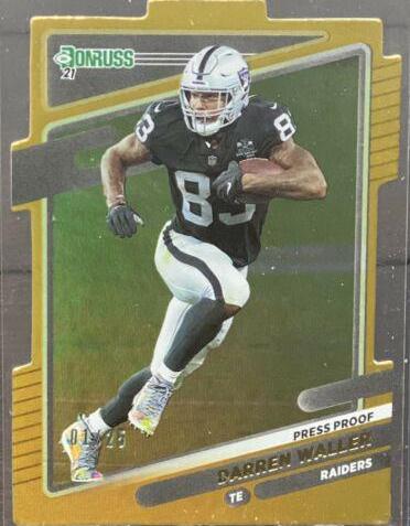 Darren Waller [Press Proof Gold Die Cut] #88