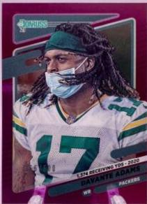 Davante Adams [No Helmet Season Stat Line] #158