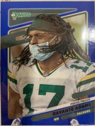 Davante Adams [Press Proof Blue] #158