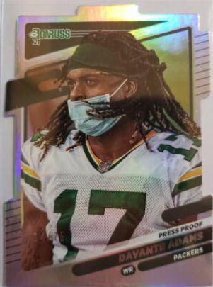 Davante Adams [Press Proof Silver Die Cut] #158